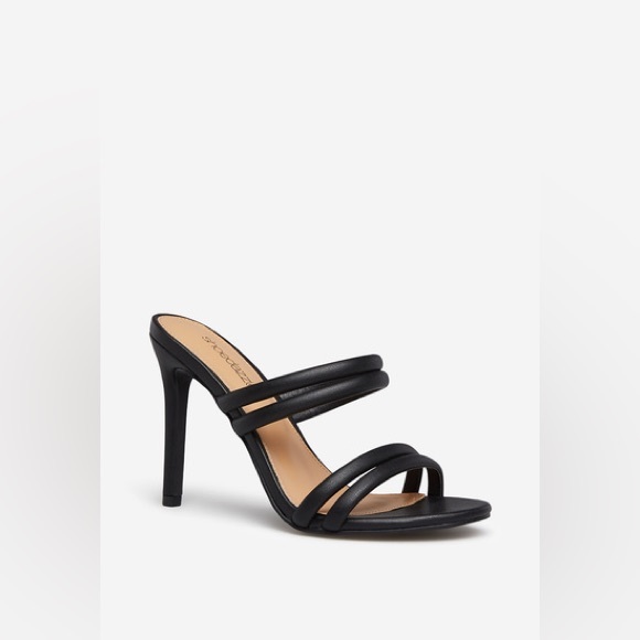 NEW Shoedazzle Shakala Slip On Heeled Sandal - Picture 2 of 4